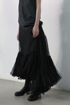 marc le bihan 21002 vest gauze skirt noir